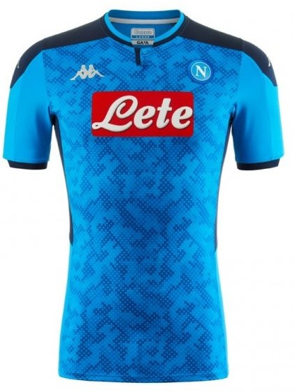 Camisa oficial Kappa Napoli 2019 2020 Champions League